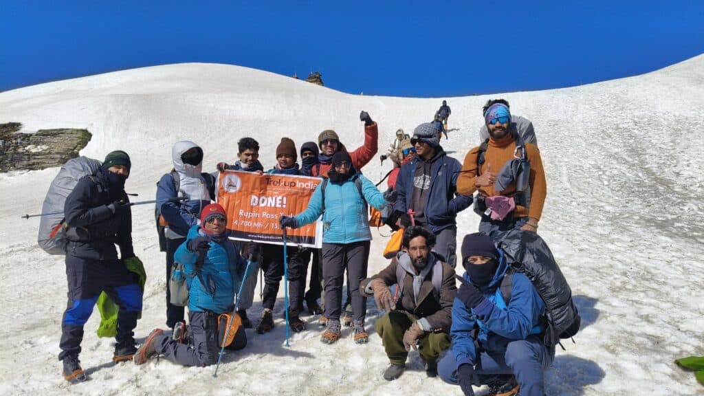 First Rupin Pass Trek of the Season Successfully Completed – Trekup India 2025 1 Rupin Pass Trek