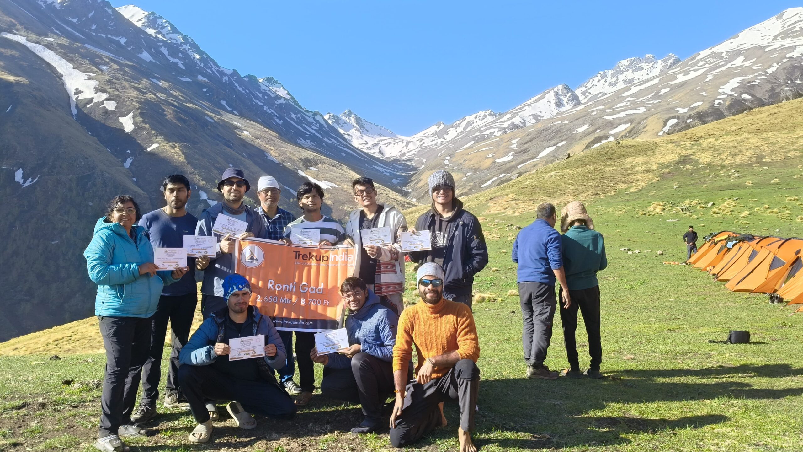 First Rupin Pass Trek of the Season Successfully Completed – Trekup India 2025 3 Rupin Pass Trek